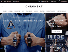 Tablet Screenshot of chronext.com